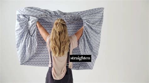 How To Fold A Fitted Sheet Linen House Youtube Folding Fitted Sheets How To Fold Sheets