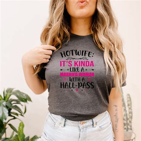 hall pass wife hotwife couples shirts sexy top porn slut big etsy