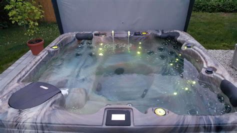 A spa or hot tub is typically filled once and kept hot till next use. American Whirlpool Hot Tub in Nashua NH - Matley Swimming ...