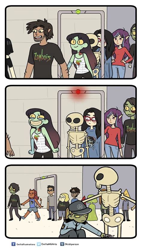 26 Hilarious Comics That Show What Its Like Having A Zombie Girlfriend And Monster Friends