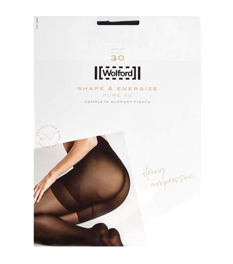 wolford pure 30 complete support tights black editorialist