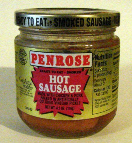 Conagra Discontinues Penrose Sausage In Jars Hot Sausage Recipes