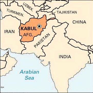 Where is the country afghanistan located in the world? Kabul: location -- Kids Encyclopedia | Children's Homework Help | Kids Online Dictionary ...