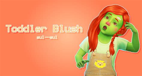 Sims 4 Ccs The Best Toddler Blush By Sul Sul