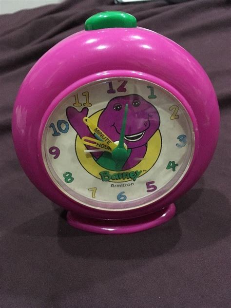 Vintage Barney The Dinosaur 1993 Armitron Alarm Clock 1832714737