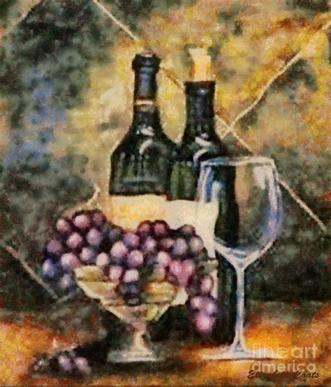 Wine Grapes Art
