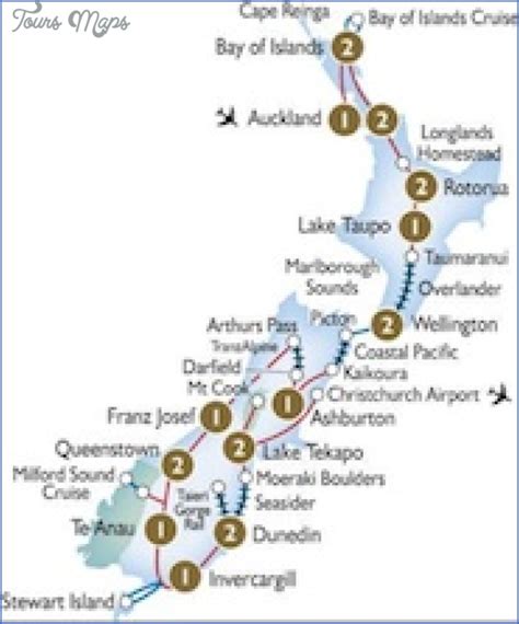 New Zealand Railway Map