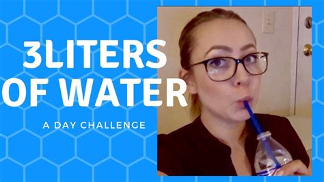 3 Liters Of Water A Day Challenge YouTube