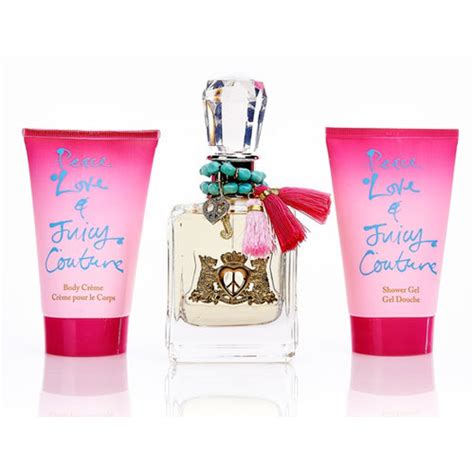 JUICY COUTURE PEACE LOVE 3 PCS GIFT SET FOR WOMEN FragranceCart