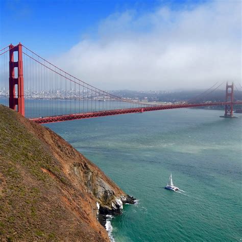 La Meilleure Vue Du Golden Gate De Marin Headlands Ponts Golden