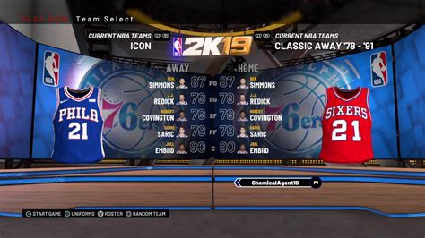 On court (2) 76ers city edition (29). NBA 2K19 - Philadelphia 76ers Uniforms - All Franchise History Uniforms & All Teams Ratings ...