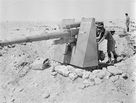 88mm Flak Gun Abandoned In North Africa In July 1942 Sporting A Naval