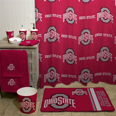 Ohio State University Bathroom Accessories Ohio State Bathroom