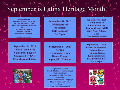 Heritage Months Multicultural Programs Missouri State