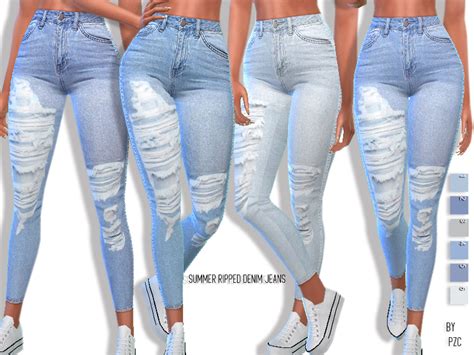 Pinkzombiecupcakes Summer Ripped Denim Jeans