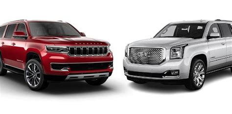 Jeep Wagoneer Vs Gmc Yukon Denali