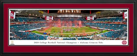 2021 College Football Playoff National Championship Panoramic Wall