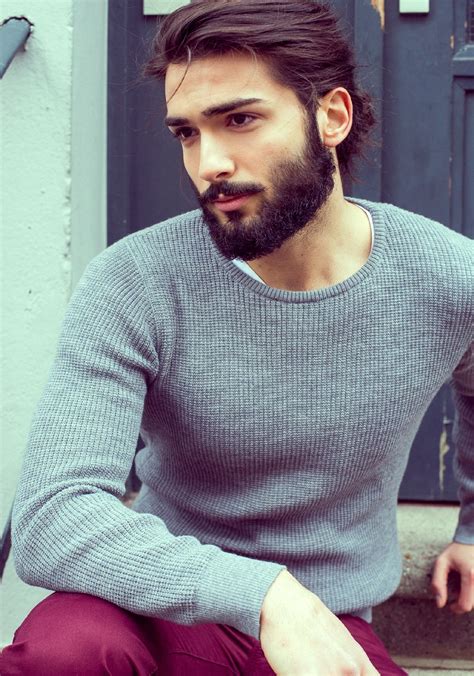But while a man's hair is an important aspect of his style, even the best haircuts are really only one piece of his overall appearance. Seductive man | Hair and beard styles, Long hair styles ...