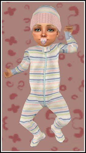 10 Girl Infant Outfits Update Added One More Version Sims Baby
