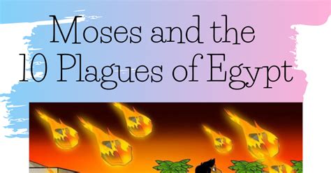Sunday School Lessons For Kids Moses And The Ten Plagues Of Egypt