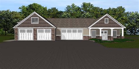 Exterior styles vary with the main each carriage house plan follows a traditional layout for architectural authenticity. Traditional Style 4 Car Garage Apartment Plan 50763 | Garage apartment plan, Carriage house ...