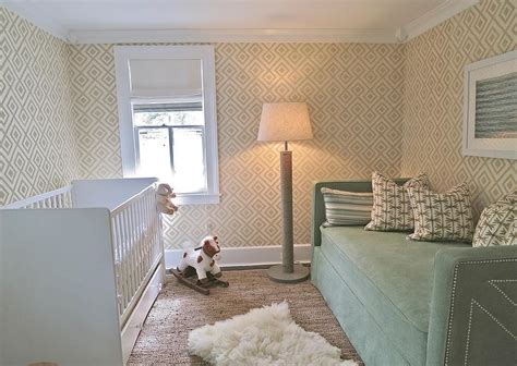 beige  gray boy nursery  beige shiplap accent wall