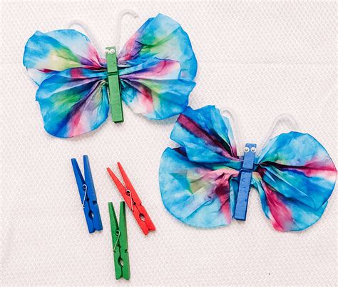 Coffee Filter Butterflies Simple And Fun Craft For Kids