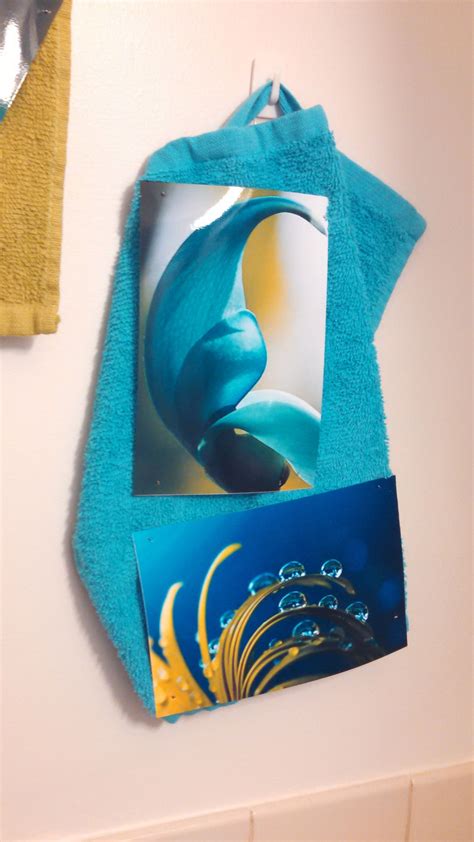 Separate the clothes according to color. Switch pics/artwork in bathroom by hanging washcloths and ...