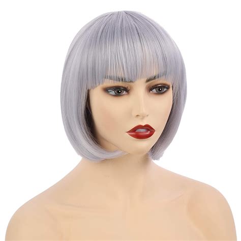 Onedor 10 Short Straight Hair Flapper Cosplay Costume Bob Wig T4110