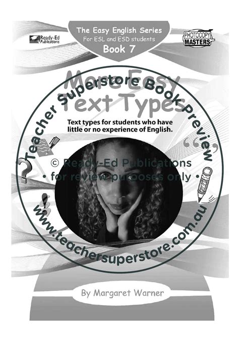Easy English Book 7 More Easy Text Types By Teacher Superstore Issuu