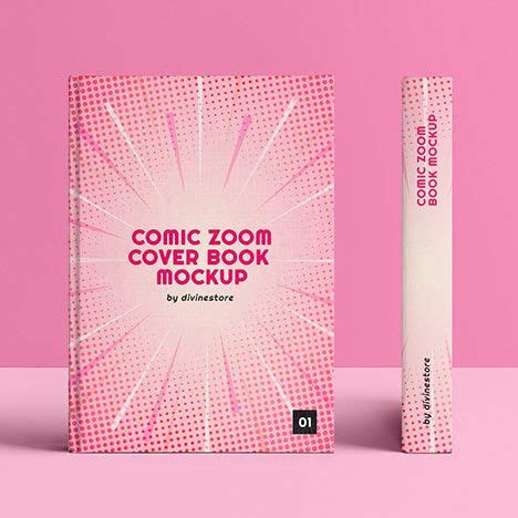 All from our global community of graphic designers. Comic Zoom Cover Book Mockup - Free PSD Templates in 2020 ...