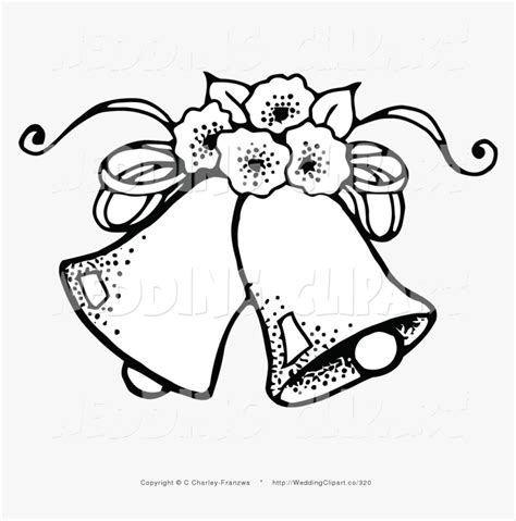 Wedding Black White Clipart Collection Transparent - Wedding Bells