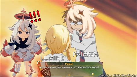 Meeting both friends and foe, lumine feels both at home and completely stranded as she makes her way through teyvat to find her brother. PAIMON IS NOT EMERGENCY FOOD!!! | Paimon Genshin Impact ...