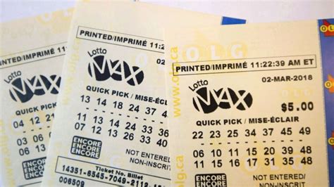 One Winning Ticket Sold For 55 Million Lotto Max Jackpot