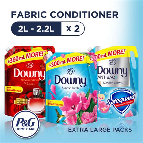 [bundle Of 2] Downy Fabric Conditioner Sunrise Fresh Antibac Passion Bundle 2l 2 2l Refill Blue