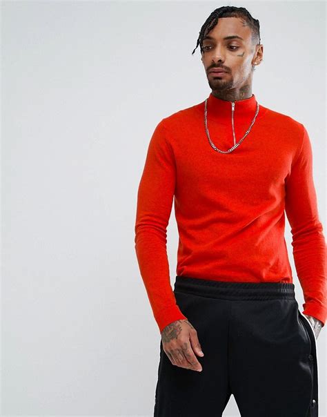 Get This Asos S Knit Pullover Now Click For More Details Worldwide Shipping Asos Half Zip
