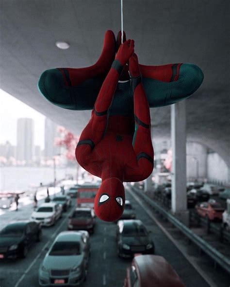 Hanging🙃 Spiderman Spiderman Ps4 Spiderman Homecoming