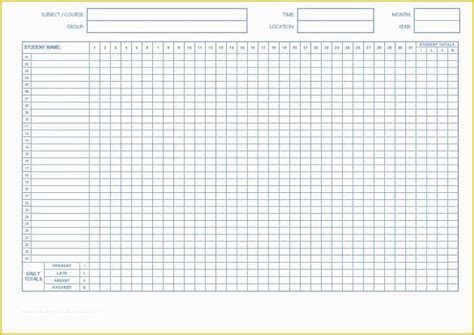 Employee Attendance Tracker Template Free Of Free Human Resources