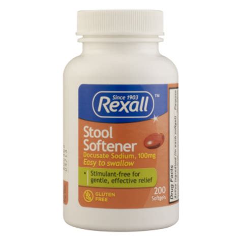 Rexall Stool Softener Softgels 200 Ct Reviews 2021