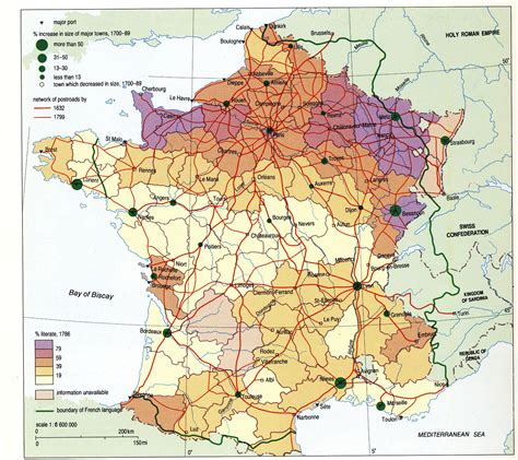 The lengths of the borders that france shares with different nations: Pin on French Revolution - Maps, Charts, Etc.