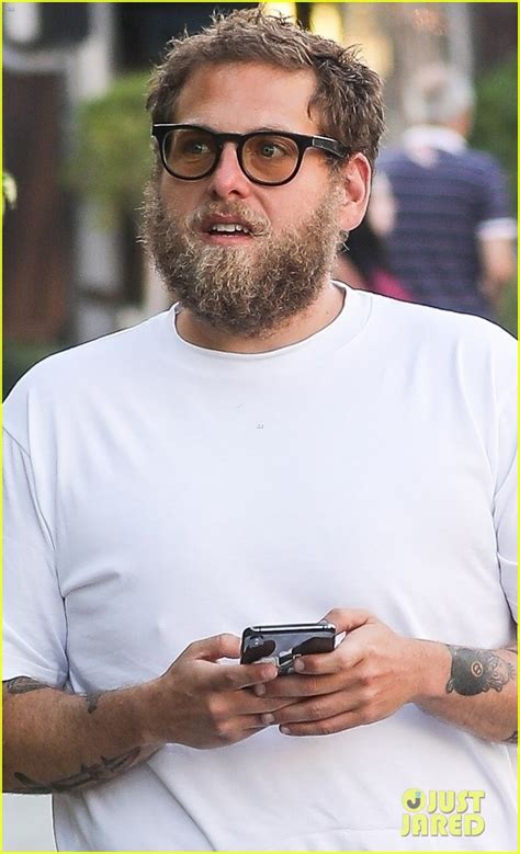 Jonah Hill Sports Bushy Beard While Stepping Out In Beverly Hills