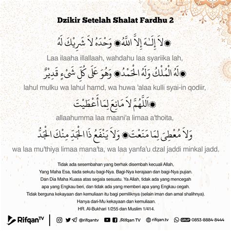 Download Bacaan Doa Setelah Sholat Fardhu Dan Artinya Pdf At Doa