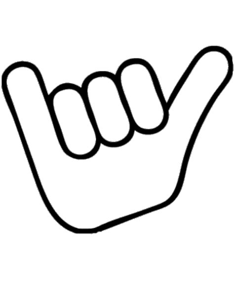 Hand Clipart Hang Loose Hand Hang Loose Transparent Free For Download