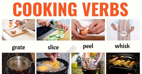 Cooking Terms List Of 20 Useful Cooking Verbs In English Esl Forums