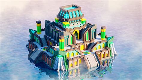 Water Temple By Odyssey Builds Minecraft Marketplace Map Minecraft