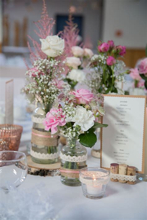 Inspiriert Werden Fur Tischdeko Hochzeit Rosa Vintage