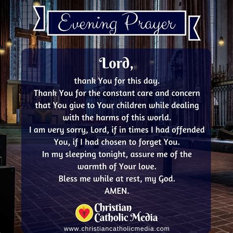 Evening Prayer Catholic Monday 12 9 2019 Christian Catholic Media