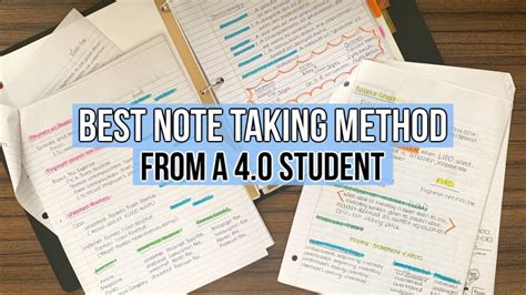 Best Note Taking For College Students Erchris