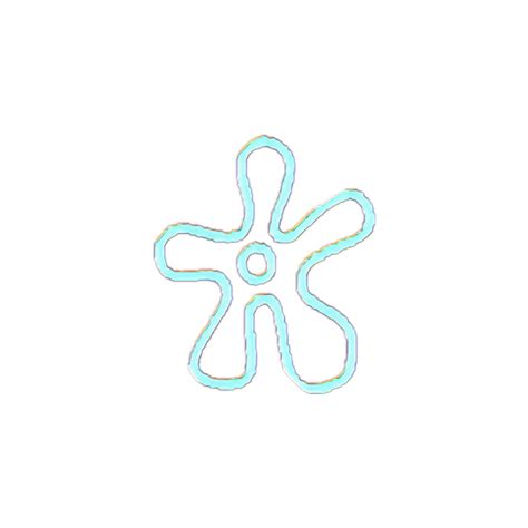 Spongebob Flower Blue Freetoedit 303153856190211 By Paex