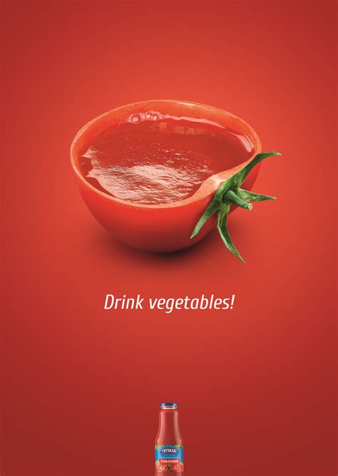 Key Visual For Chumak Natural Juices Creative Advertising Design